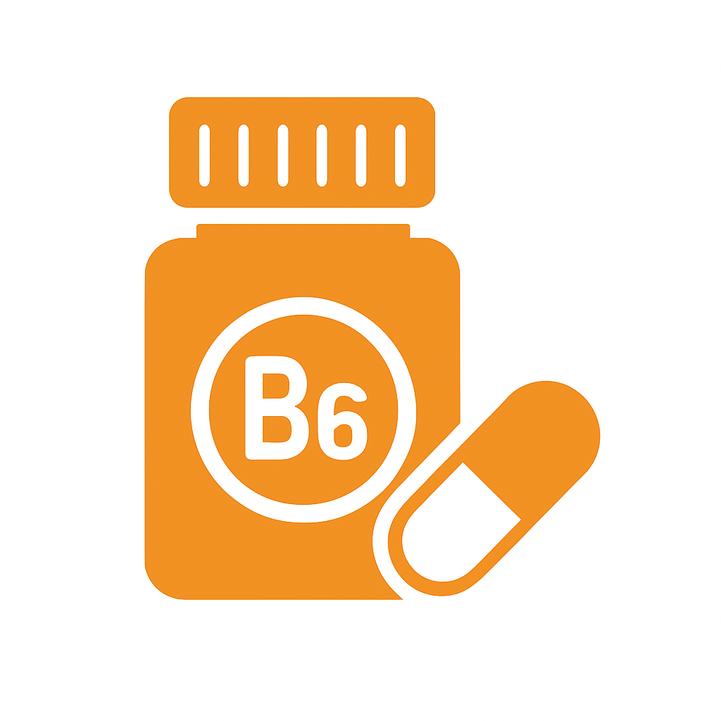 ビタミンB6のサプリメントのアイコン